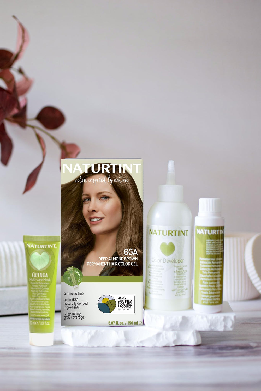 Naturtint brand logo with cruelty-free vegan badge for ethical beauty