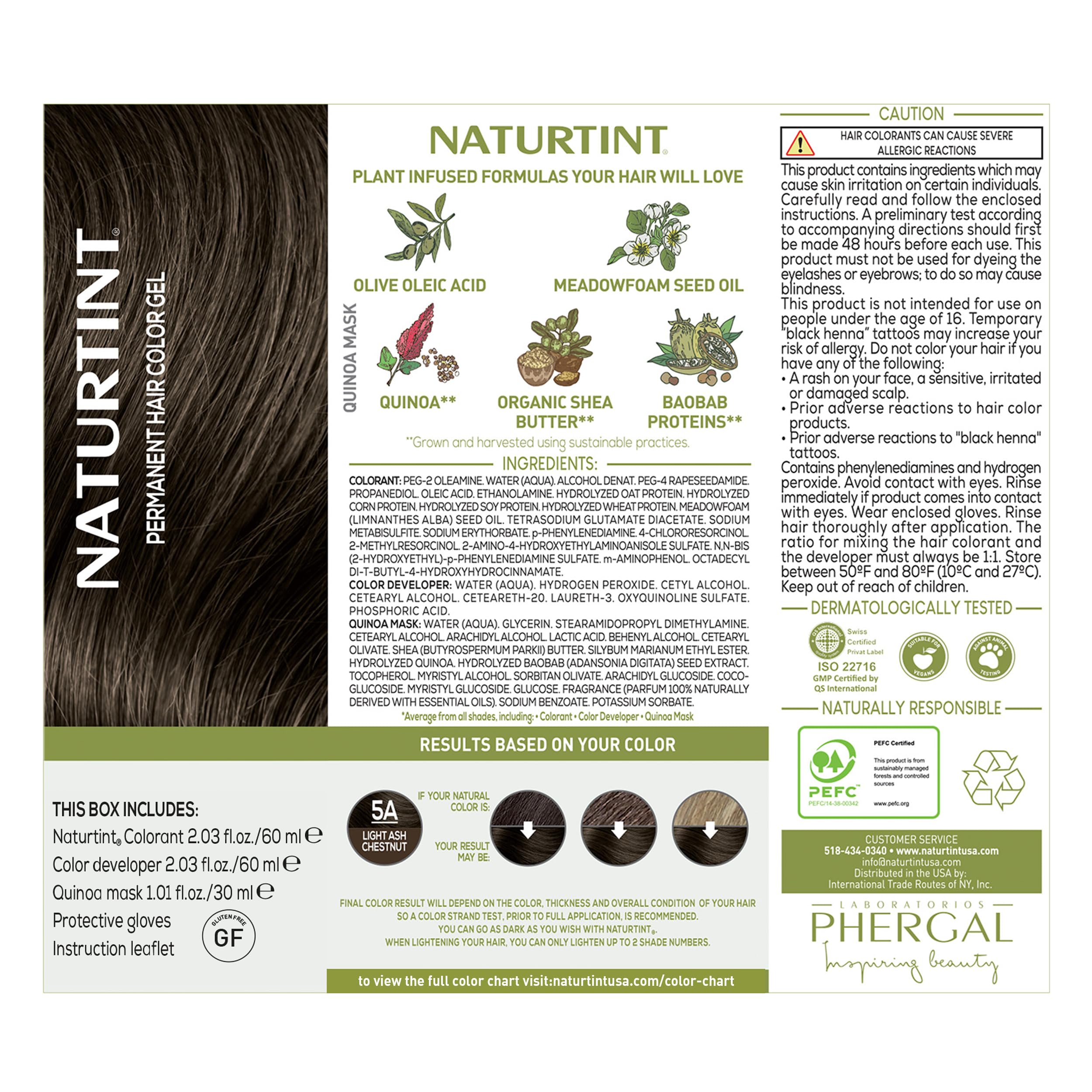 USDA BioPreferred certified Naturtint color supports eco friendly beauty.