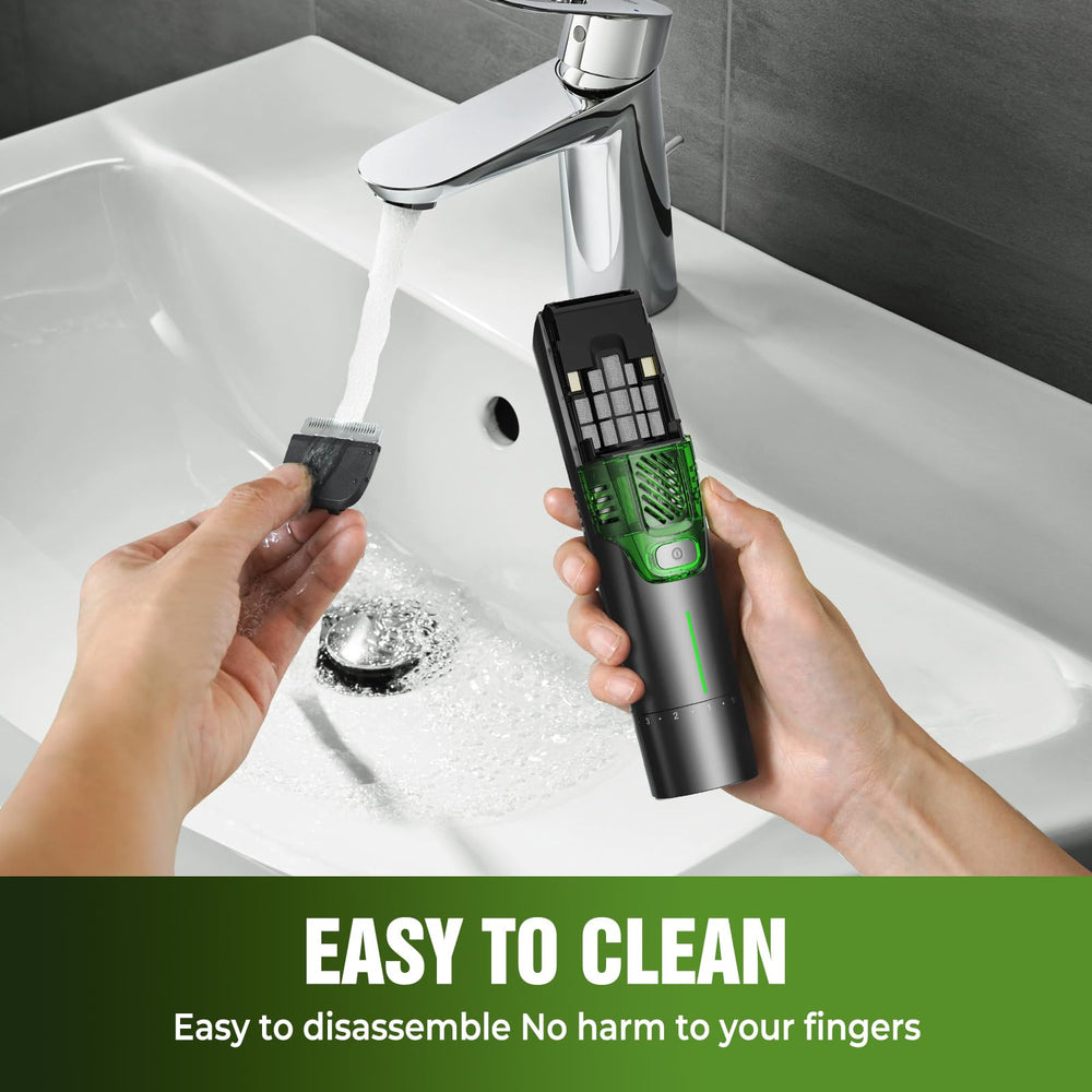 NAUQUOHZ beard-trimmer cleaning-brush-included easy maintenance after trimming