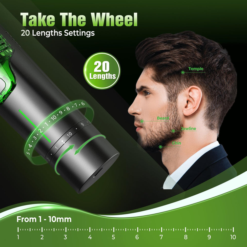 NAUQUOHZ beard-trimmer stainless-steel-blades deliver smooth cuts with minimal pull