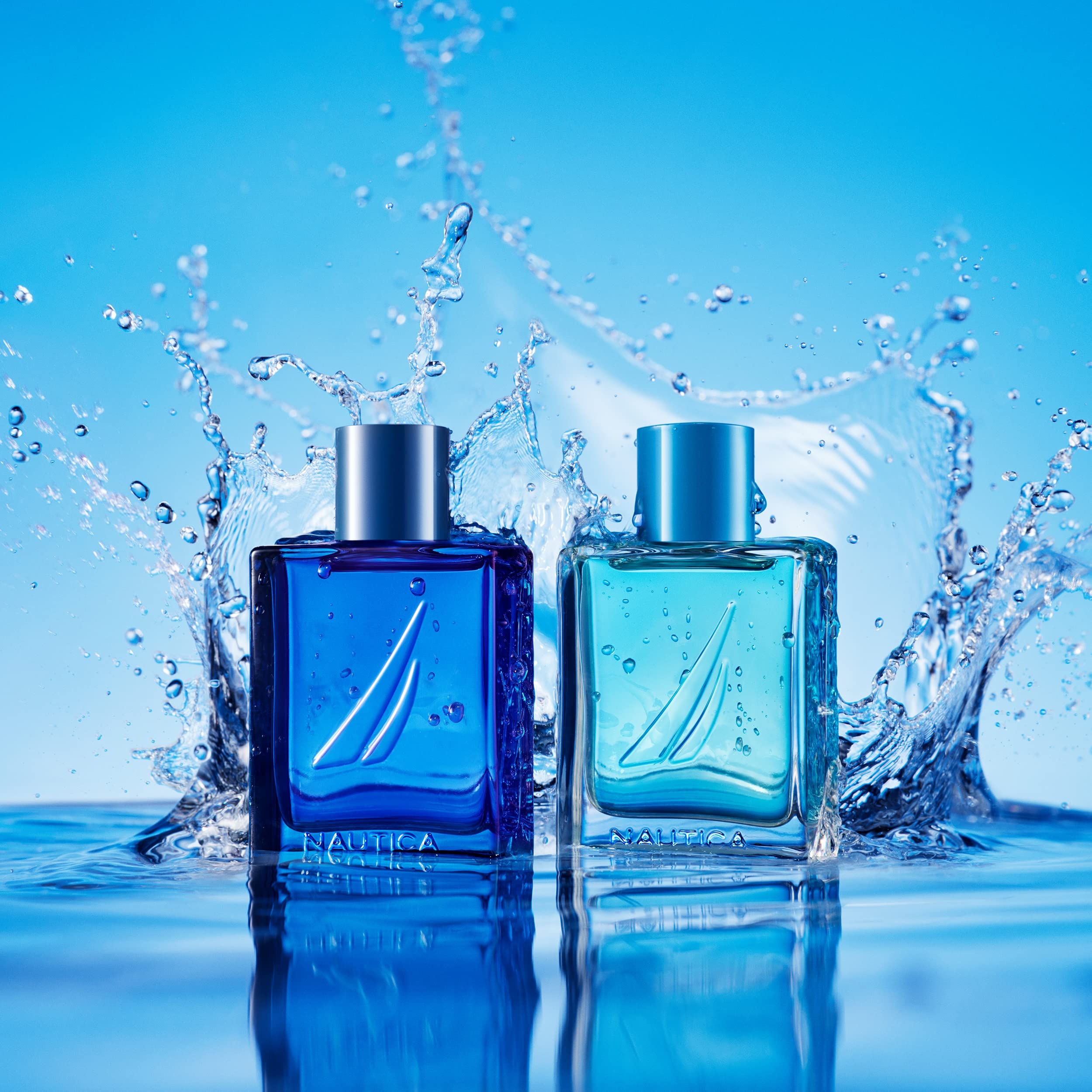 Nautica Oceans fresh citrus top notes brighten daily routines.