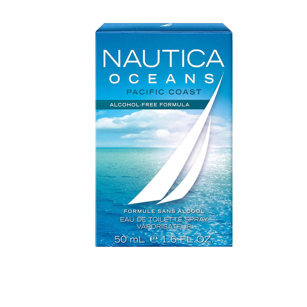 Nautica Oceans Pacific Coast top notes Apple and Bergamot spark a bright opening.