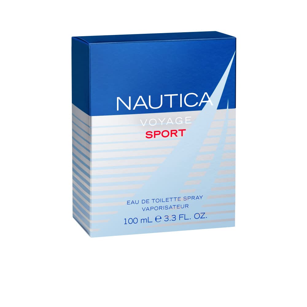 Nautica Voyage Sport waves ambience conveys fresh aquatic vibe.
