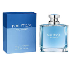 Nautica Voyage spray action capturing mist for precise application and light projection