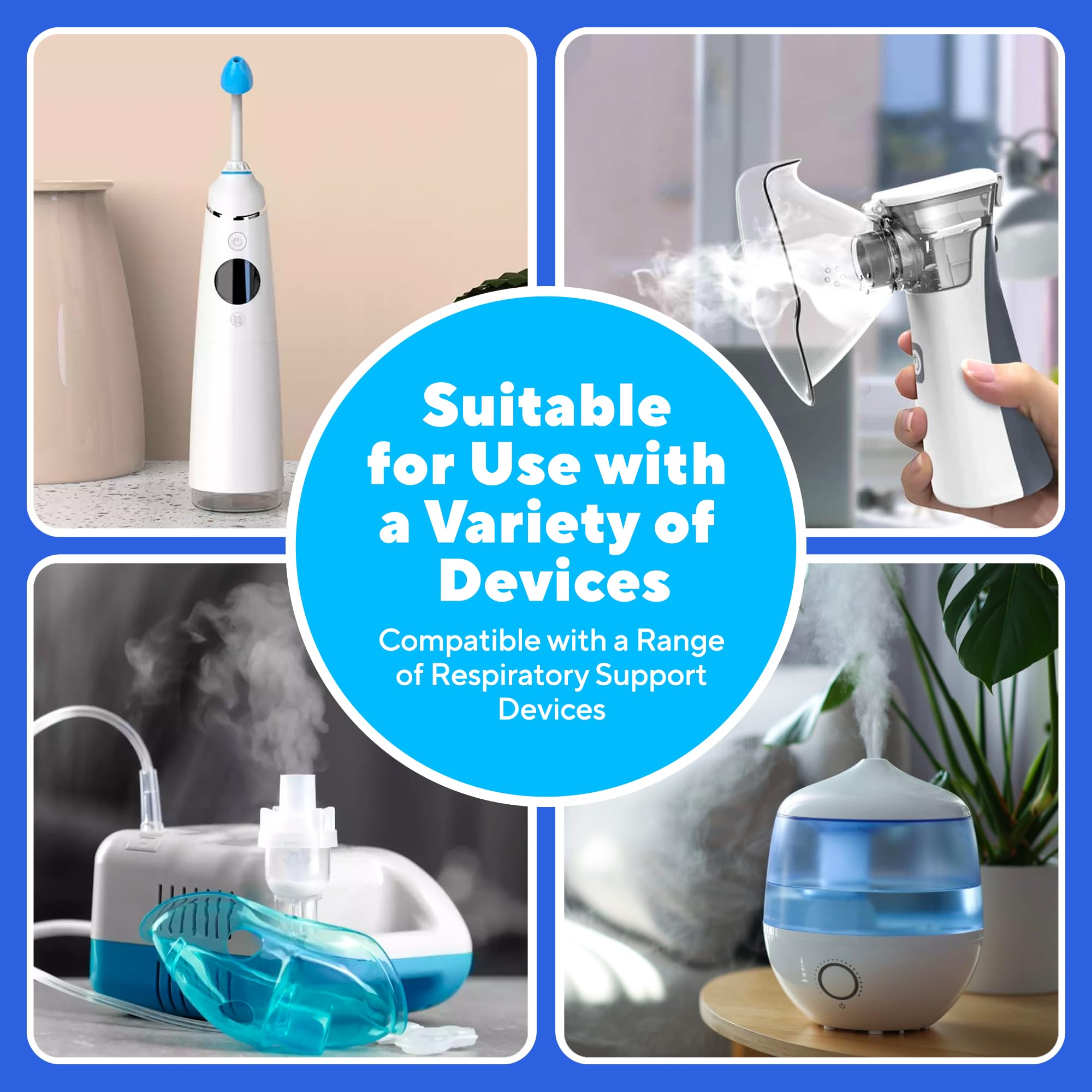 NAVEH PHARMA additive-free saline bottle emphasizes pure hydration.