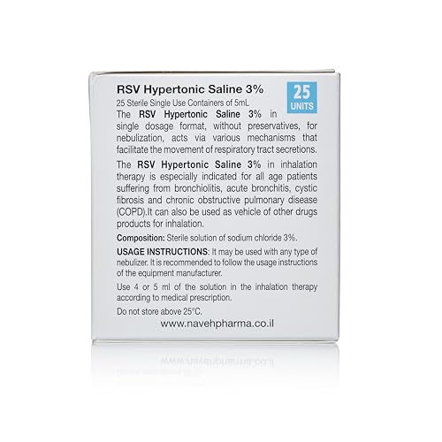 NAVEH PHARMA saline 5ml dose convenient for single-use eye and nose care.