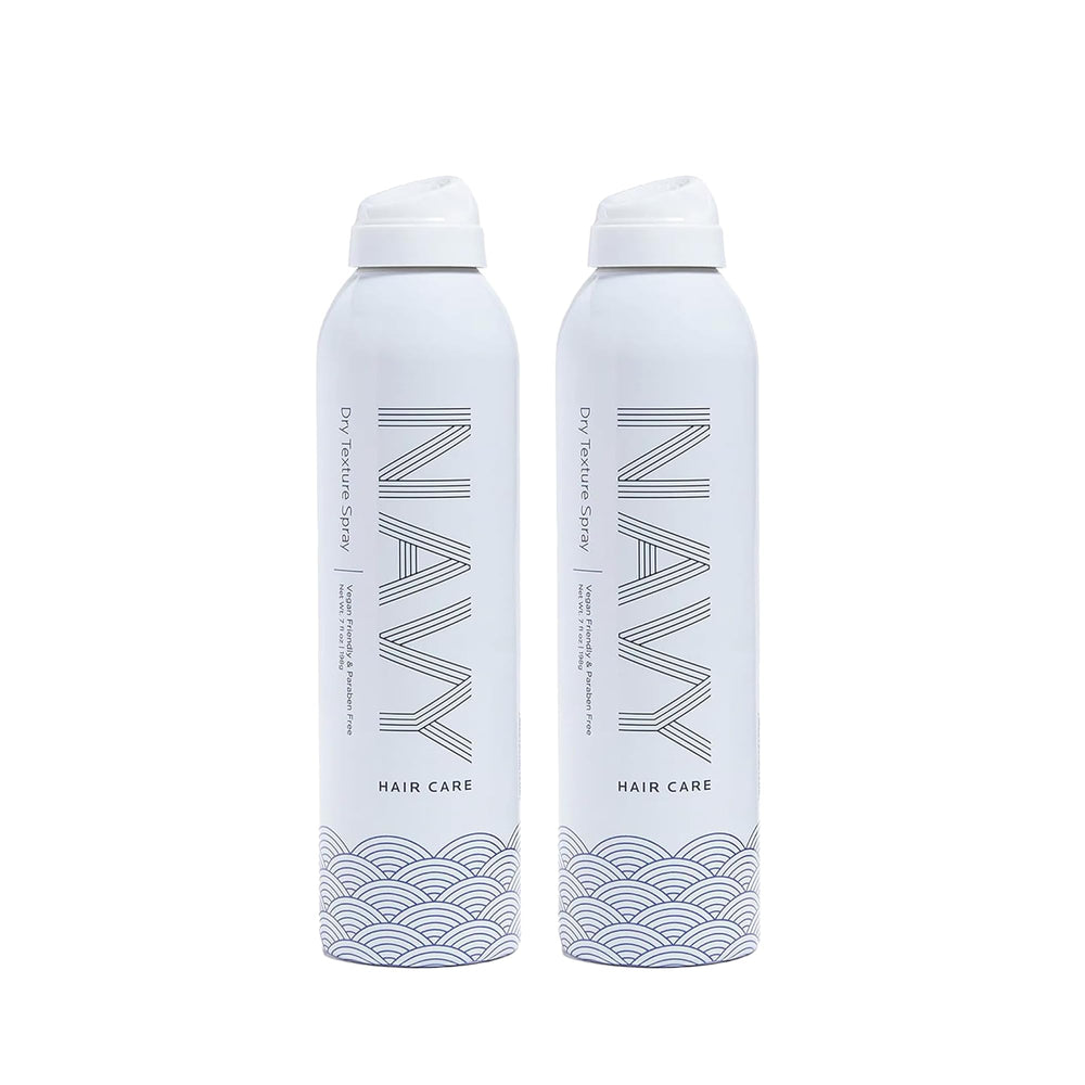 NAVY Dry Texture Spray bottle for lightweight volume on fine hair.