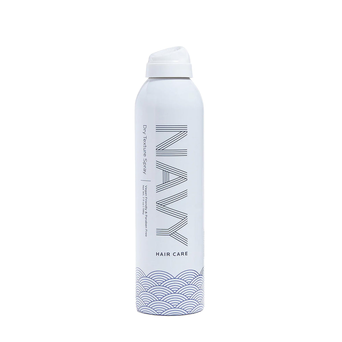 NAVY Hair Care Dry Texture Spray bottle delivers lightweight volume for fine hair.