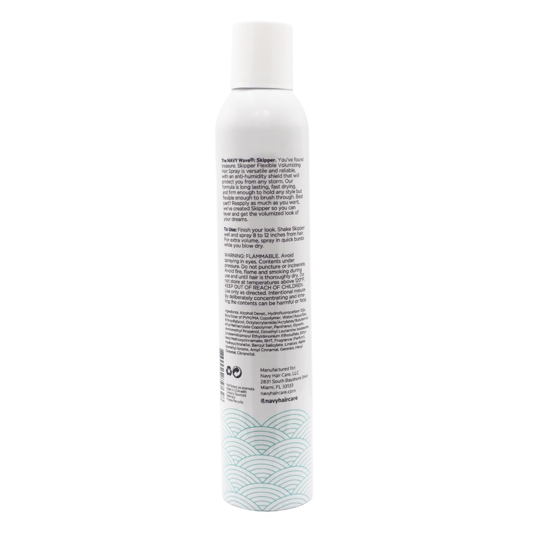 NAVY HAIR CARE Skipper root-volume focus highlighting lift for fuller daytime styles