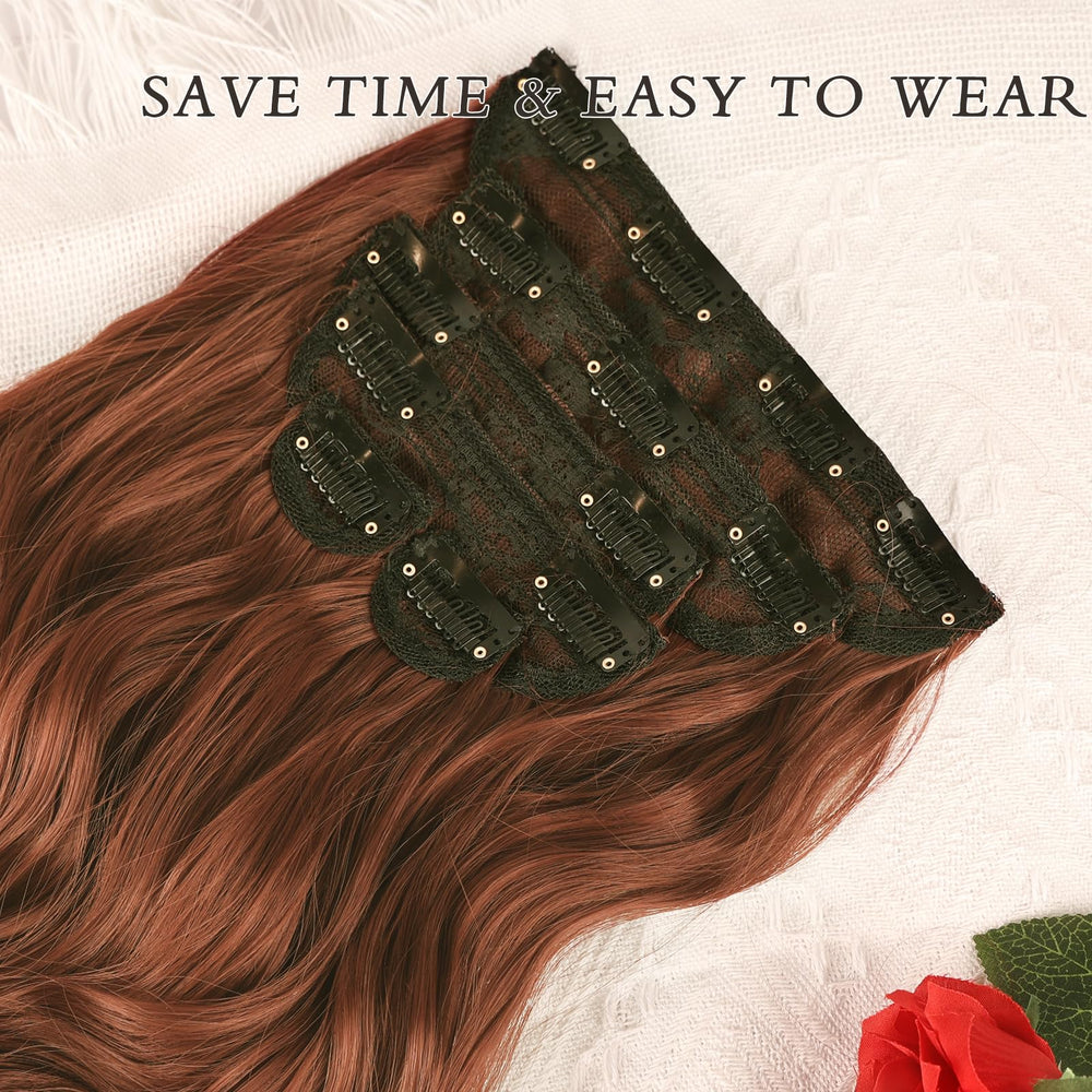 NAYOO 6-inch weft clip-in with three clips for balanced volume.