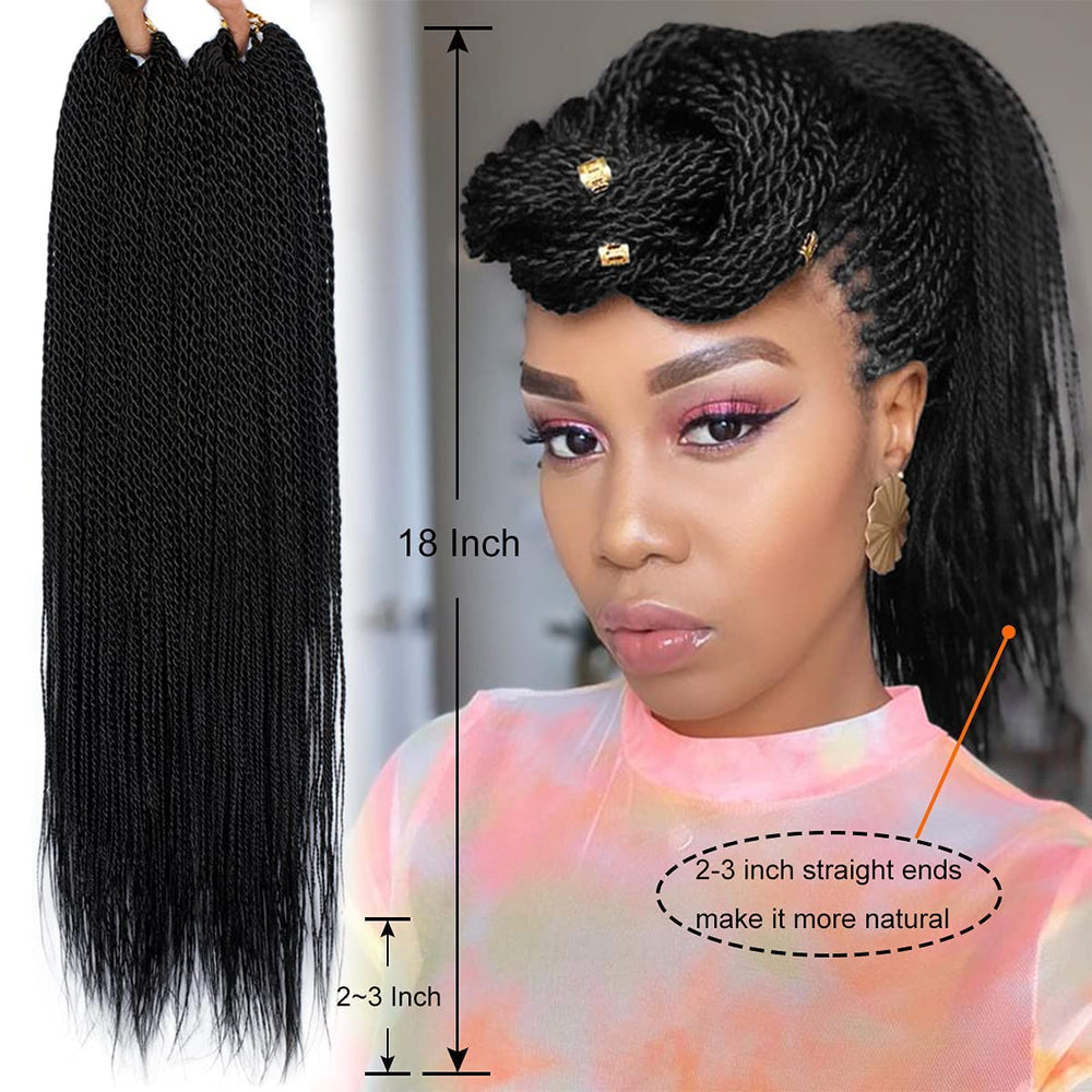 NAYOO crochet hair application close-up shows easy installation.