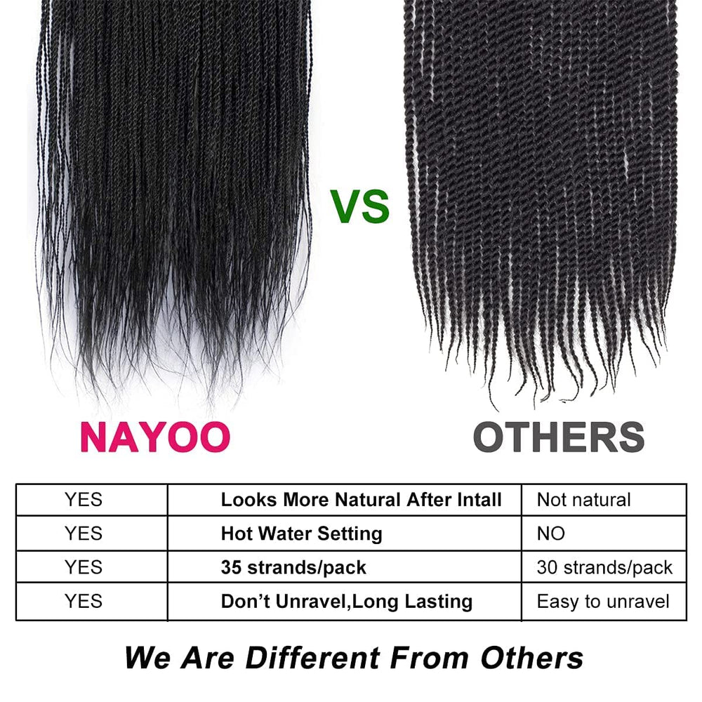 NAYOO crochet twist loose ends close-up highlighting soft texture for natural vibe.