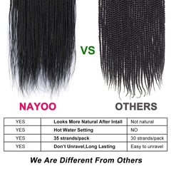 NAYOO crochet twist loose ends close-up highlighting soft texture for natural vibe.