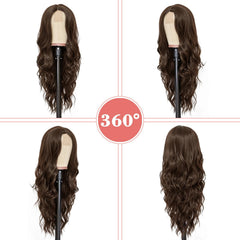 NAYOO heat-resistant synthetic-wig up to 160°C for versatile styling.