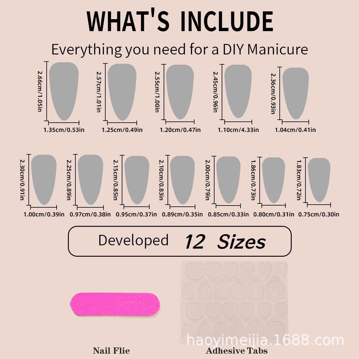 NBNTGH nail glue stickers for secure temporary adhesion and easy removal