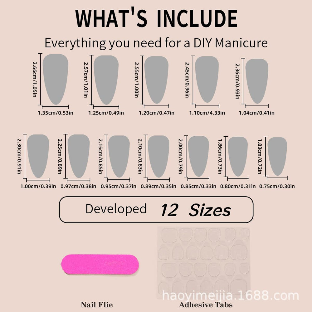 NBNTGH nail glue stickers for secure temporary adhesion and easy removal