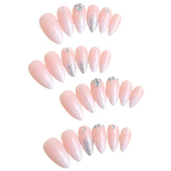 NBNTGH nude glossy full-cover nails ready for versatile occasions