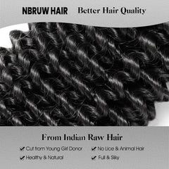 NBRUW 26-inch natural-black bundles on display suggest versatile styling options.
