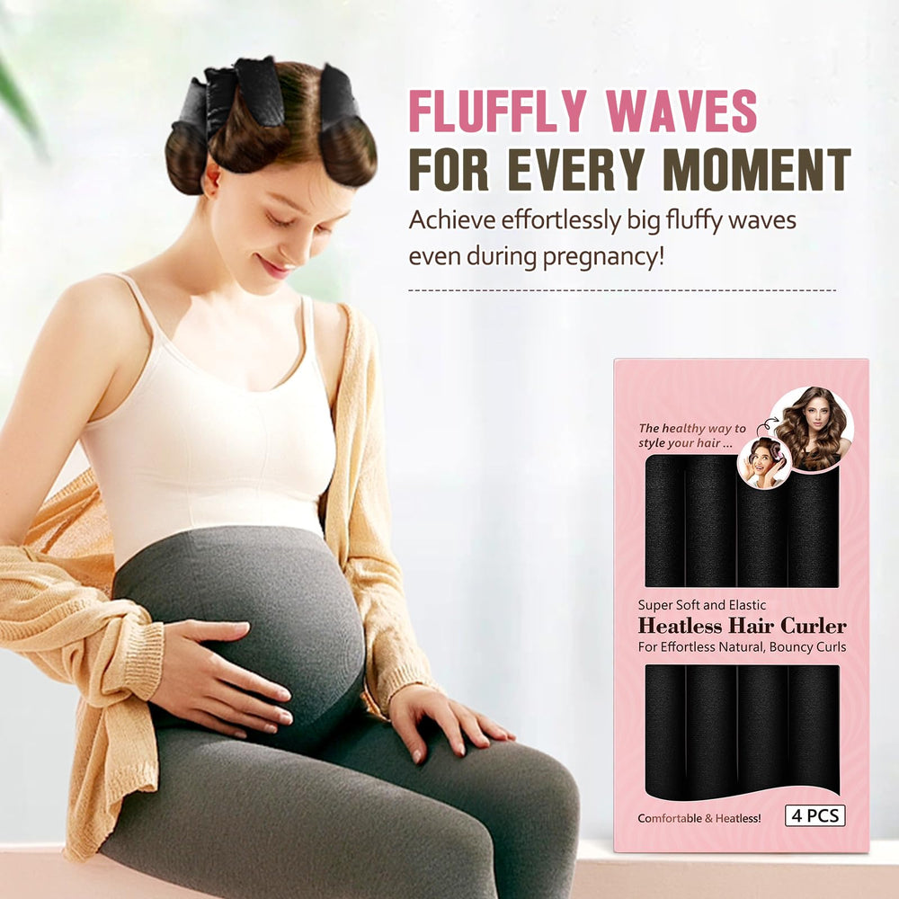 NBTREKTIE big curls result for voluminous styles after sleep.