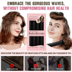 NBTREKTIE soft flexi-rods closeup illustrates comfortable, flexible curl formation.