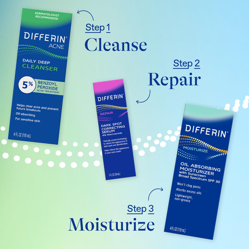 Close-up shot of deep-clean pores effect after cleansing