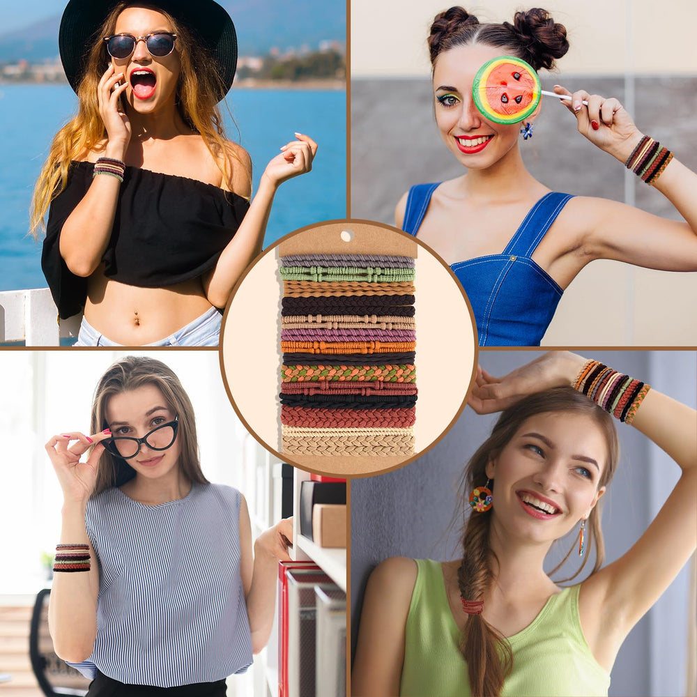 NEBURORA activities-hair-ties in use during cooking or workouts.