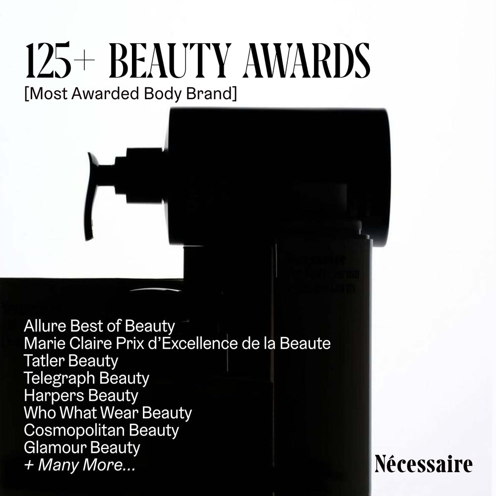 Nécessaire 152-oz bottle shown for long-lasting use.