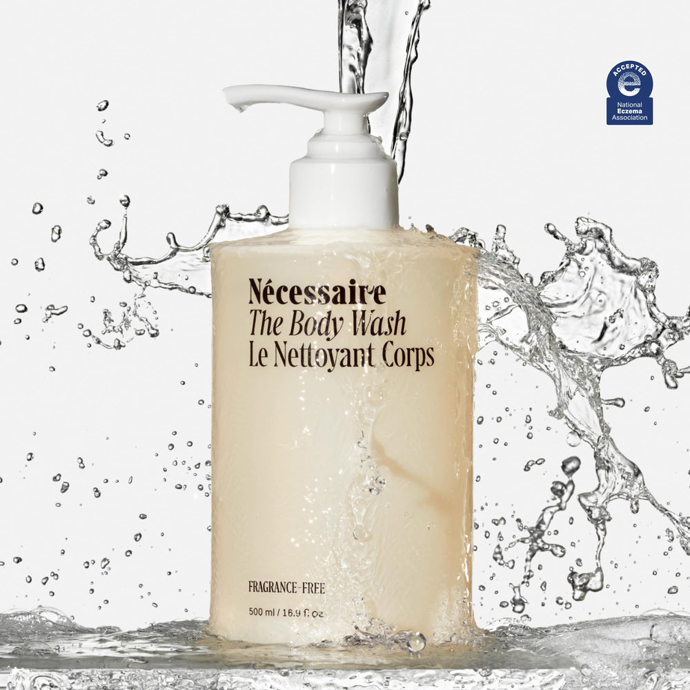 Nécessaire barrier-cleanse ceramides ingredients close-up for skin support.