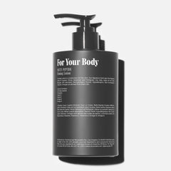 Nécessaire The Body Lotion Niacinamide-ingredient visual highlights barrier support for radiant skin.