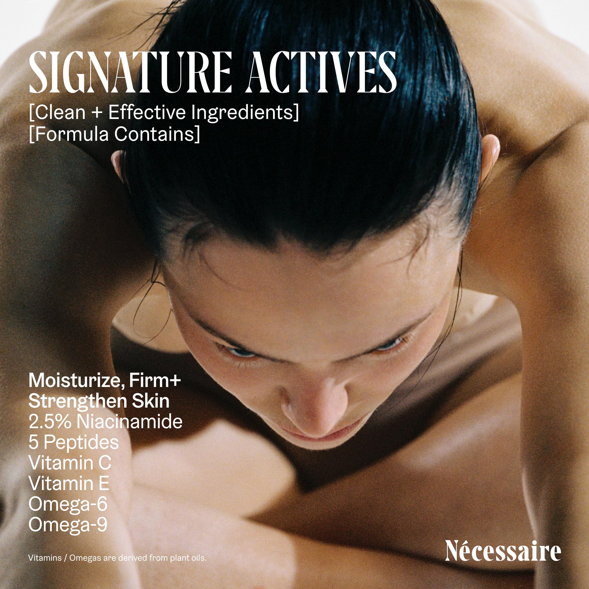 Nécessaire The Body Lotion Swatch on skin shows a light, quick-absorbing feel.