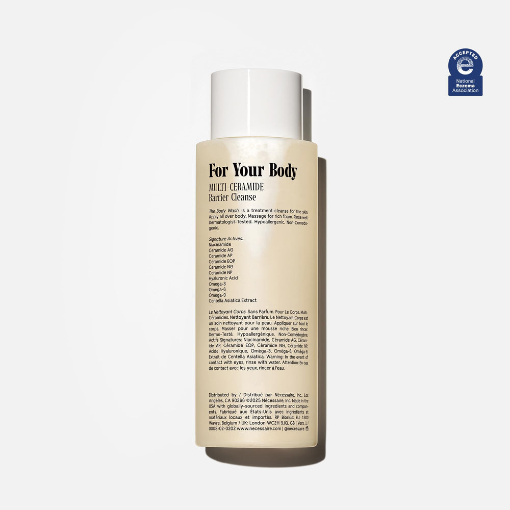 Nécessaire rich foam demonstrates gentle daily cleansing.