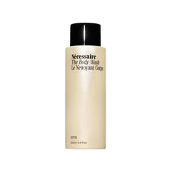 Nécessaire The Body Wash Santal bottle shows warm sandalwood scent and mineral blend for daily refresh.