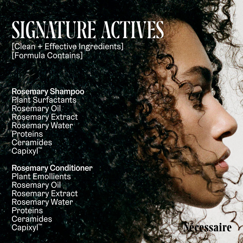 Nécessaire ceramides and proteins visual – barrier support for scalp.