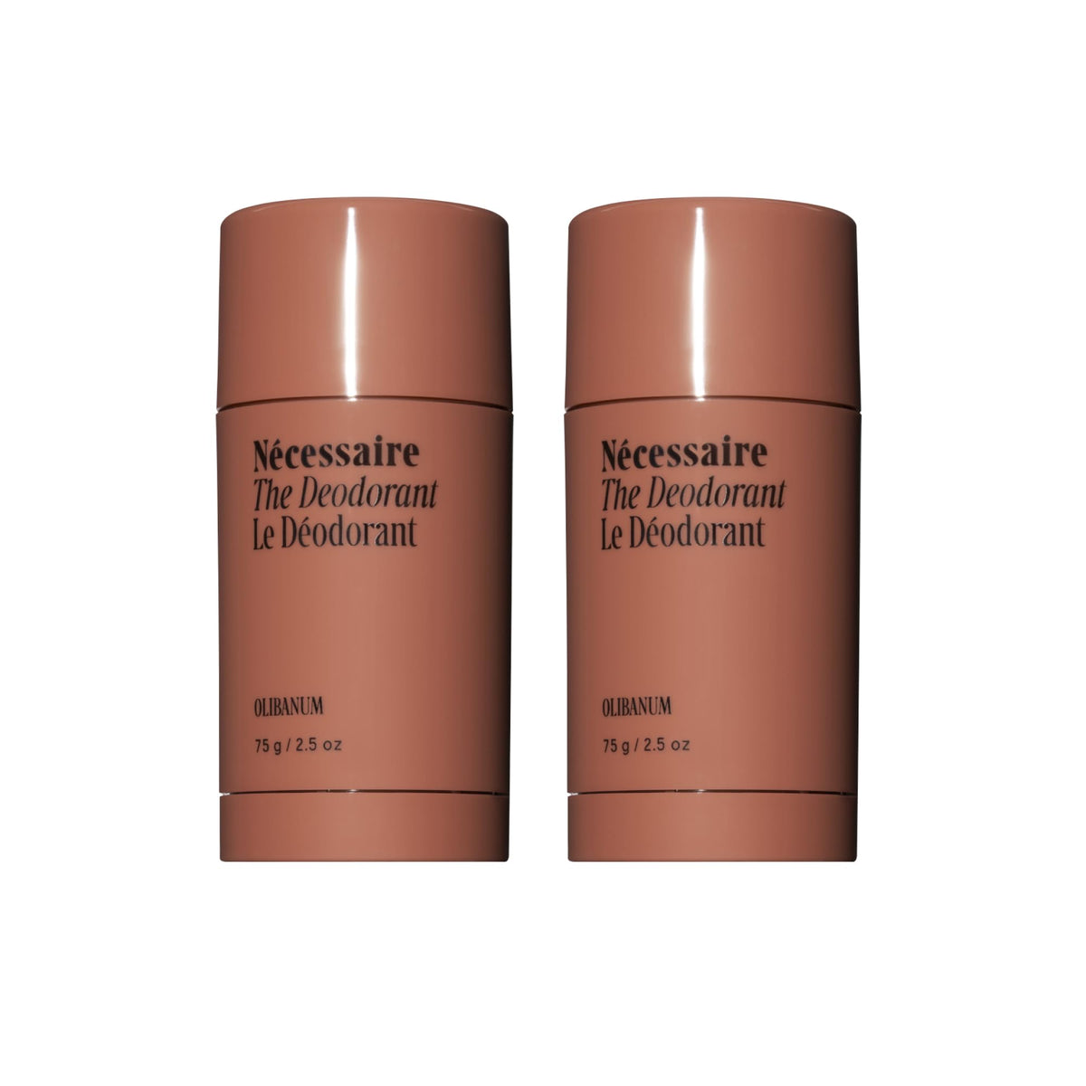 Nécessaire Olibanum deodorant bottle offers daily freshness and protection.