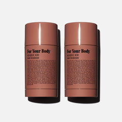 Nécessaire Olibanum twin-pack packaging front for convenient daily use.