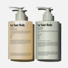 Nécessaire Eucalyptus Body Lotion pump application for fast-absorbing hydration