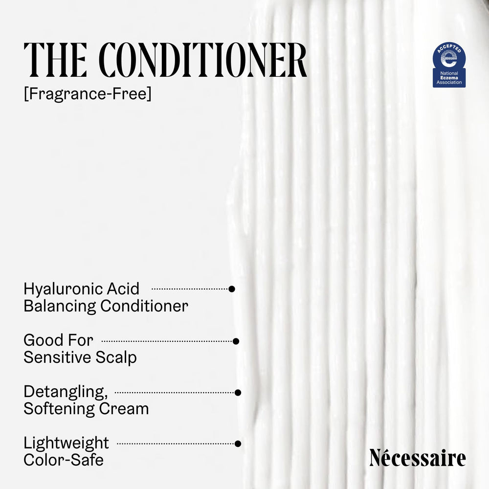 Nécessaire Hair Duo ingredients highlight Hyaluronic Acid for hydration
