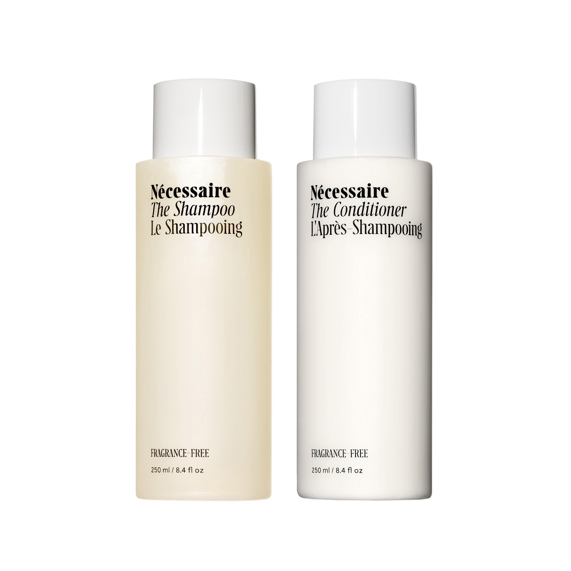 Nécessaire Hair Duo shampoo bottle for hydrating scalp and hair