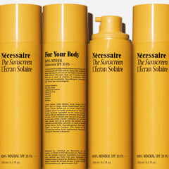 Nécessaire Mineral Sunscreen hyaluronic-acid highlight delivers hydration
