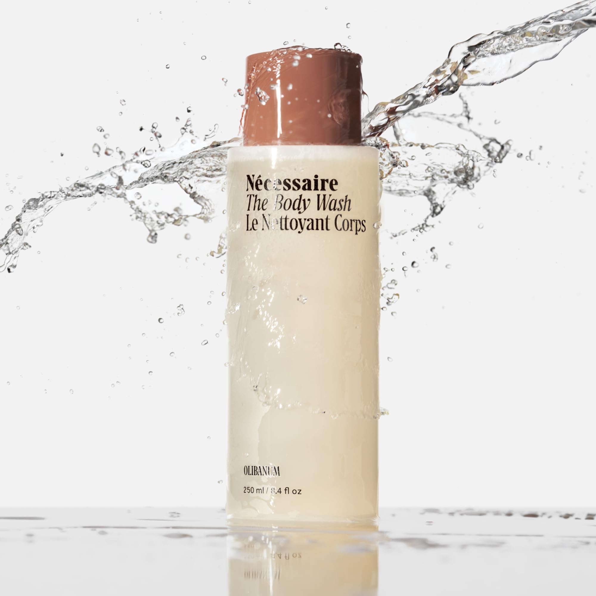 Notes of vanilla, fig leaf, and cassis buds in Nécessaire Olibanum wash