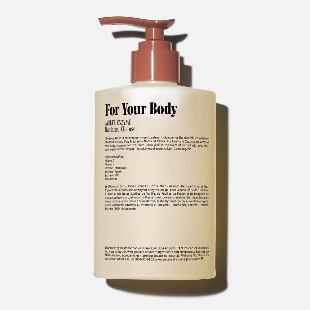 Nécessaire Olibanum foam-lather demonstrates rich, gentle cleansing experience.
