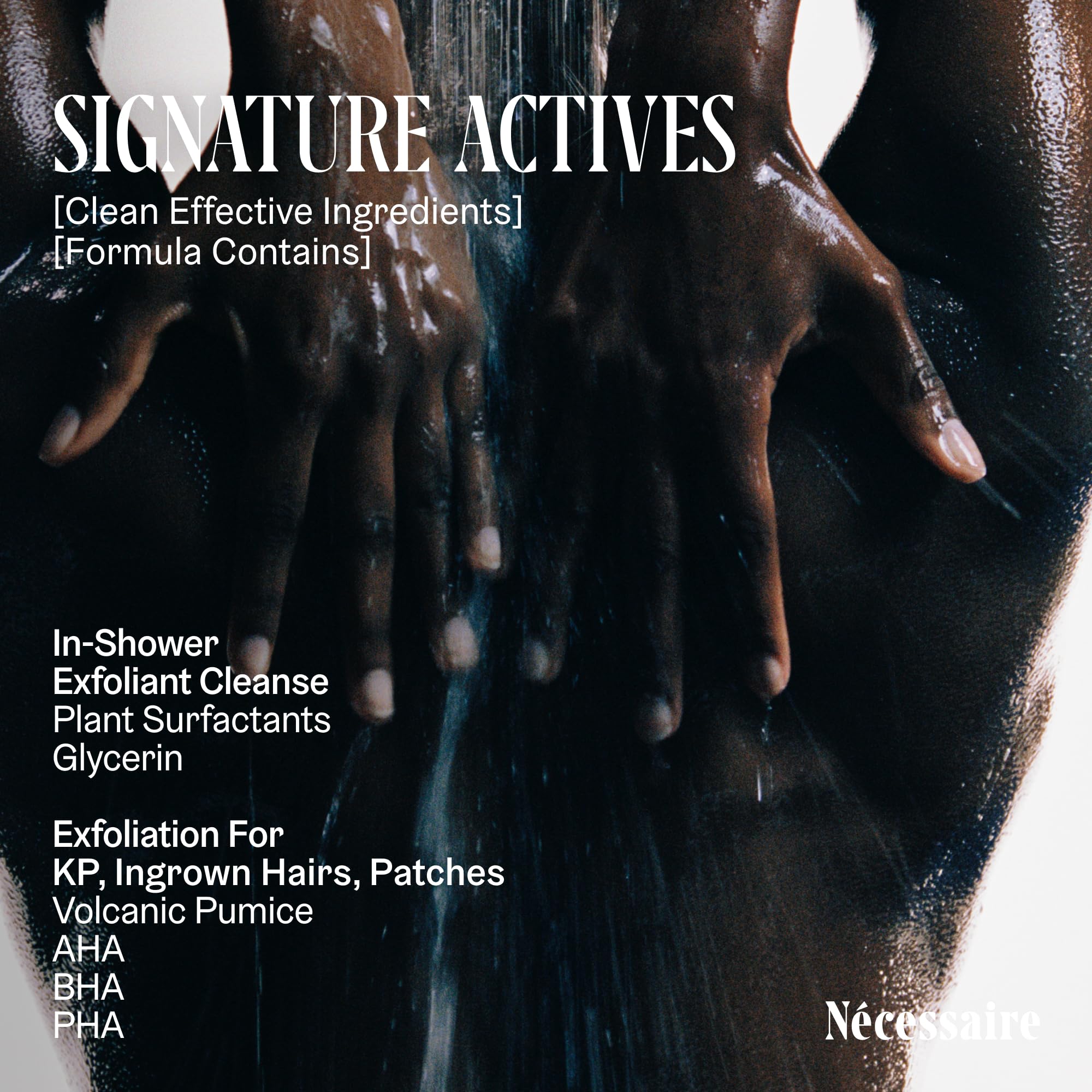 Nécessaire The Body Exfoliator dermatologist-tested skin-safe care
