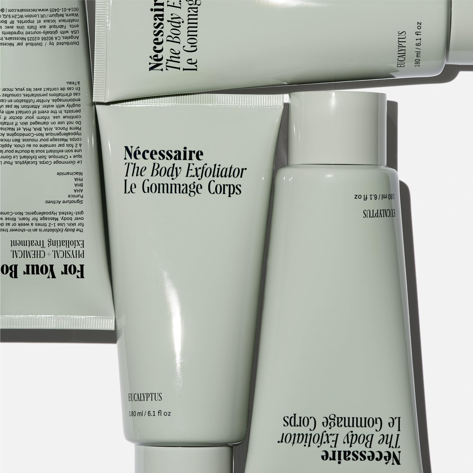 Nécessaire The Body Exfoliator volcanic pumice resurfaces rough patches