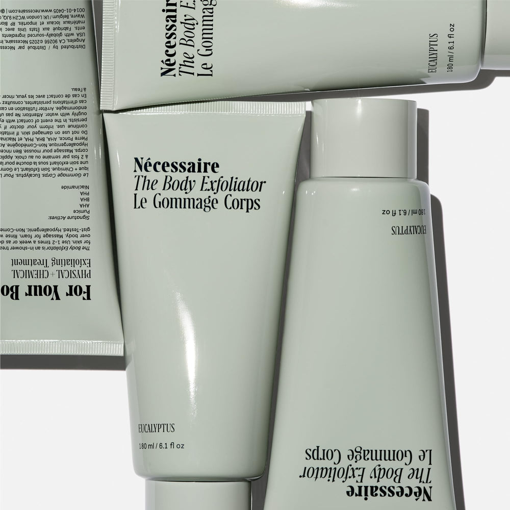 Nécessaire The Body Exfoliator volcanic pumice resurfaces rough patches