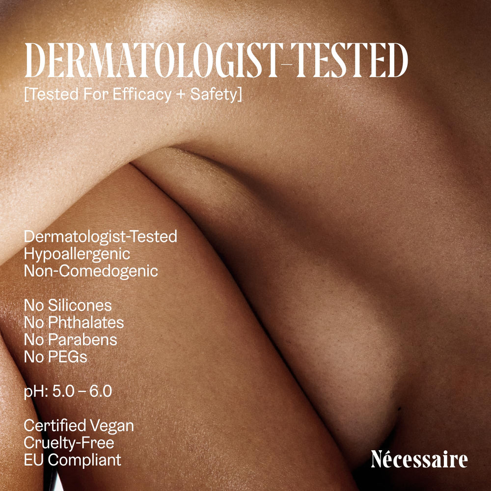 Nécessaire The Body Vitamin C Serum fragrance-free formula for sensitive skin.