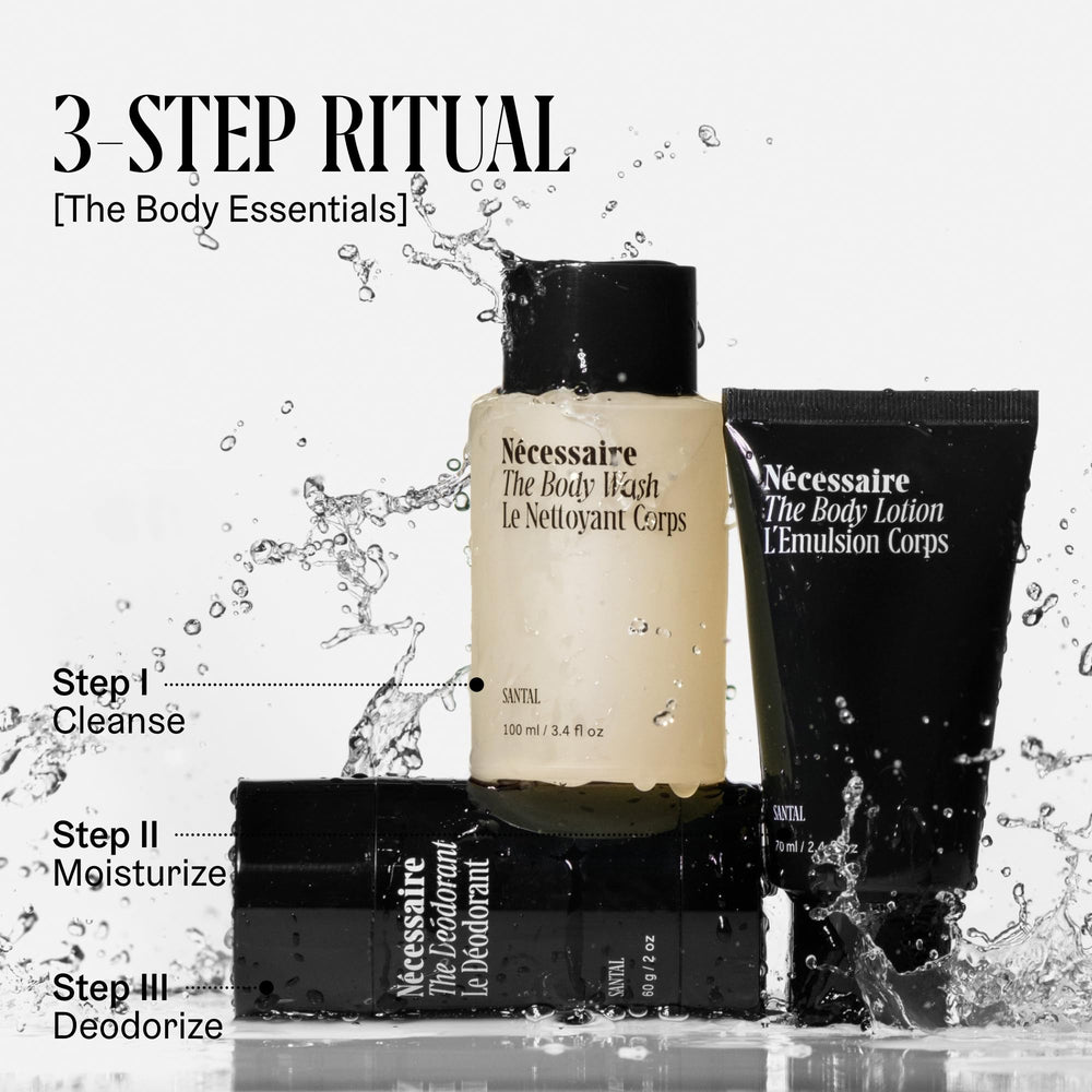 Nécessaire vegan clean formula free from common irritants.