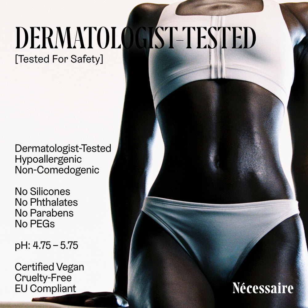 Nécessaire vegan and cruelty-free, clean formula.