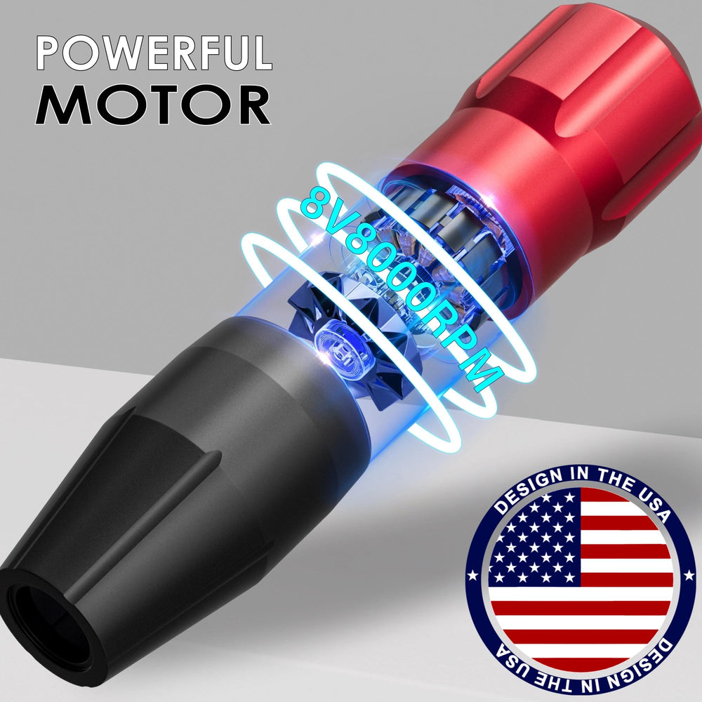 Neebol 1600mAh batteries with LED display enable continuous sessions and real-time monitoring