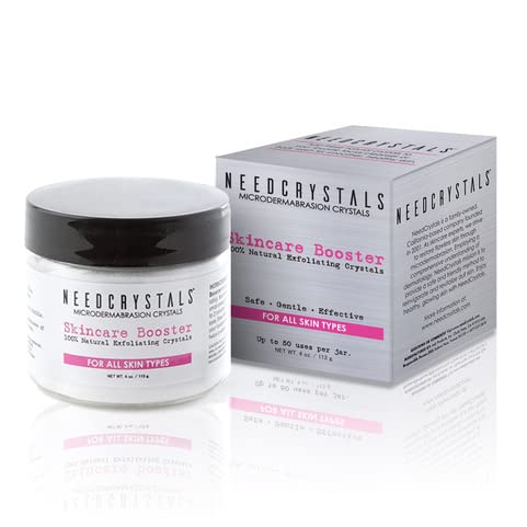 NeedCrystals DIY facial scrub application demonstrating easy at-home exfoliation
