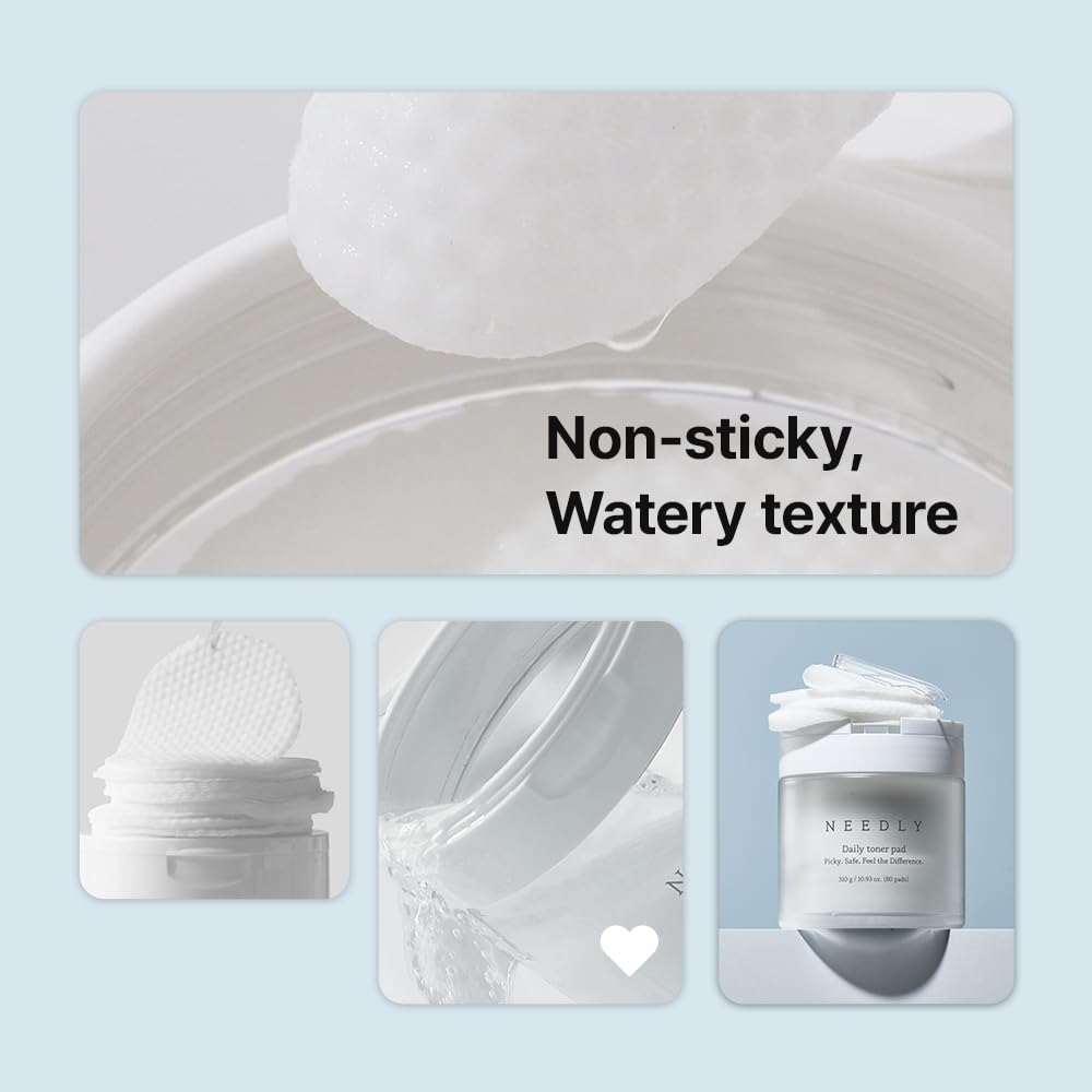 Needly Daily Toner Pad visual focusing on pore refinement